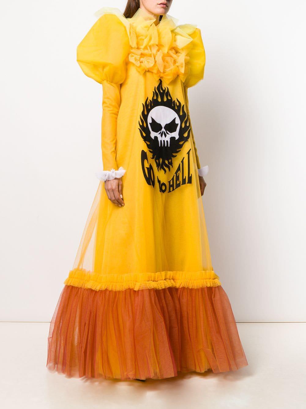 Viktor Rolf Go To Hell Tulle Gown In Yellow Lyst Viktor Rolf Go To Hell Tulle Gown In Yellow Lyst