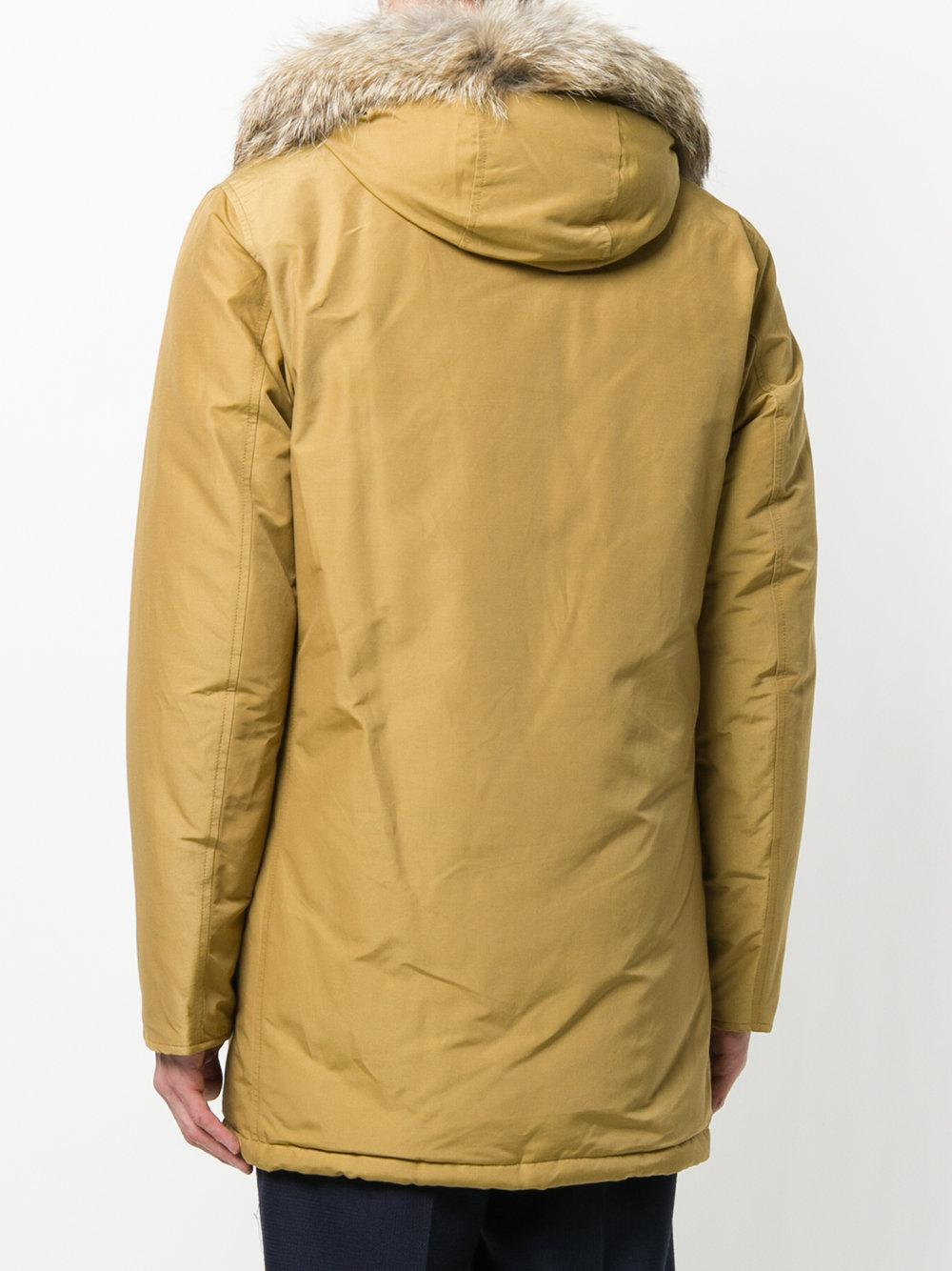 woolrich laminated parka