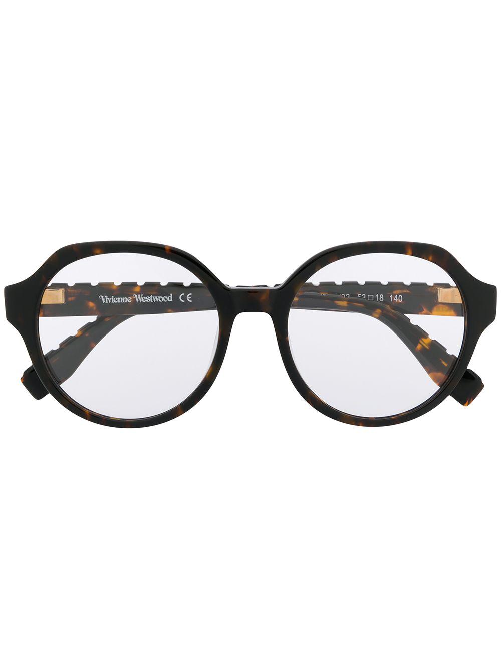 Vivienne Westwood Anglomania Round-frame Tortoiseshell Glasses in Brown |  Lyst Australia