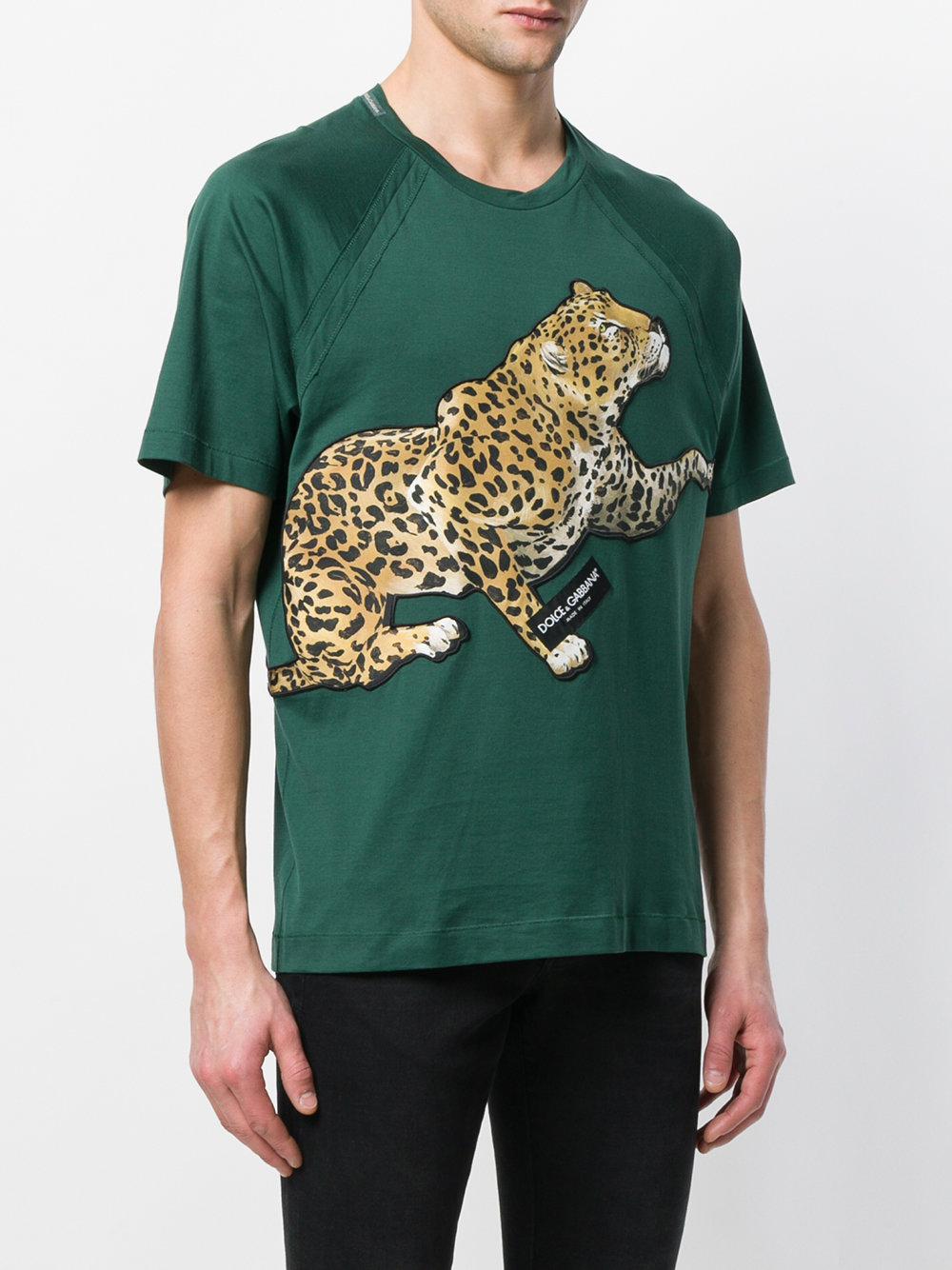 dolce gabbana leopard t shirt
