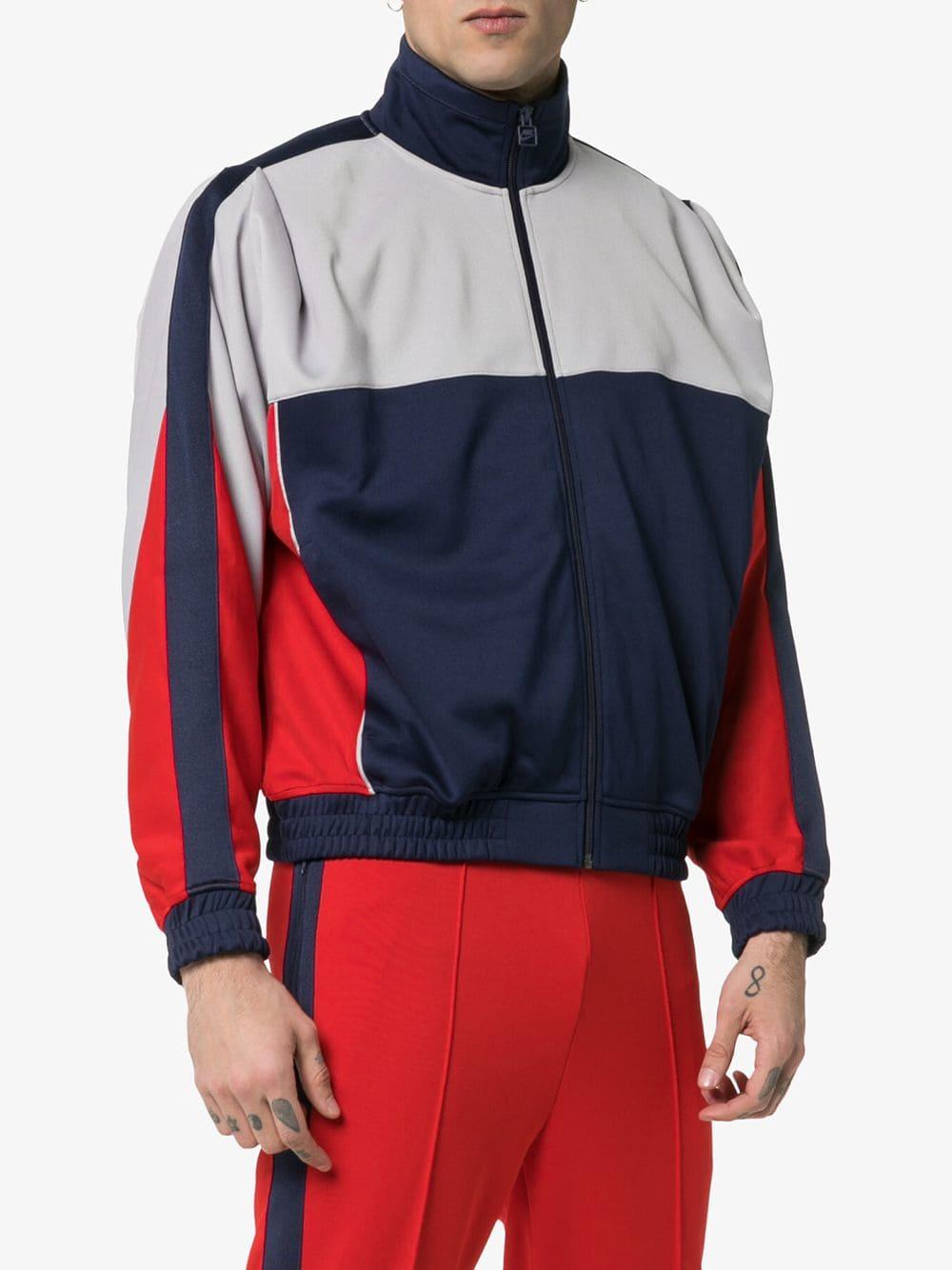 Nike Red And Blue X Martine Rose Track Jacket for Men - Lyst