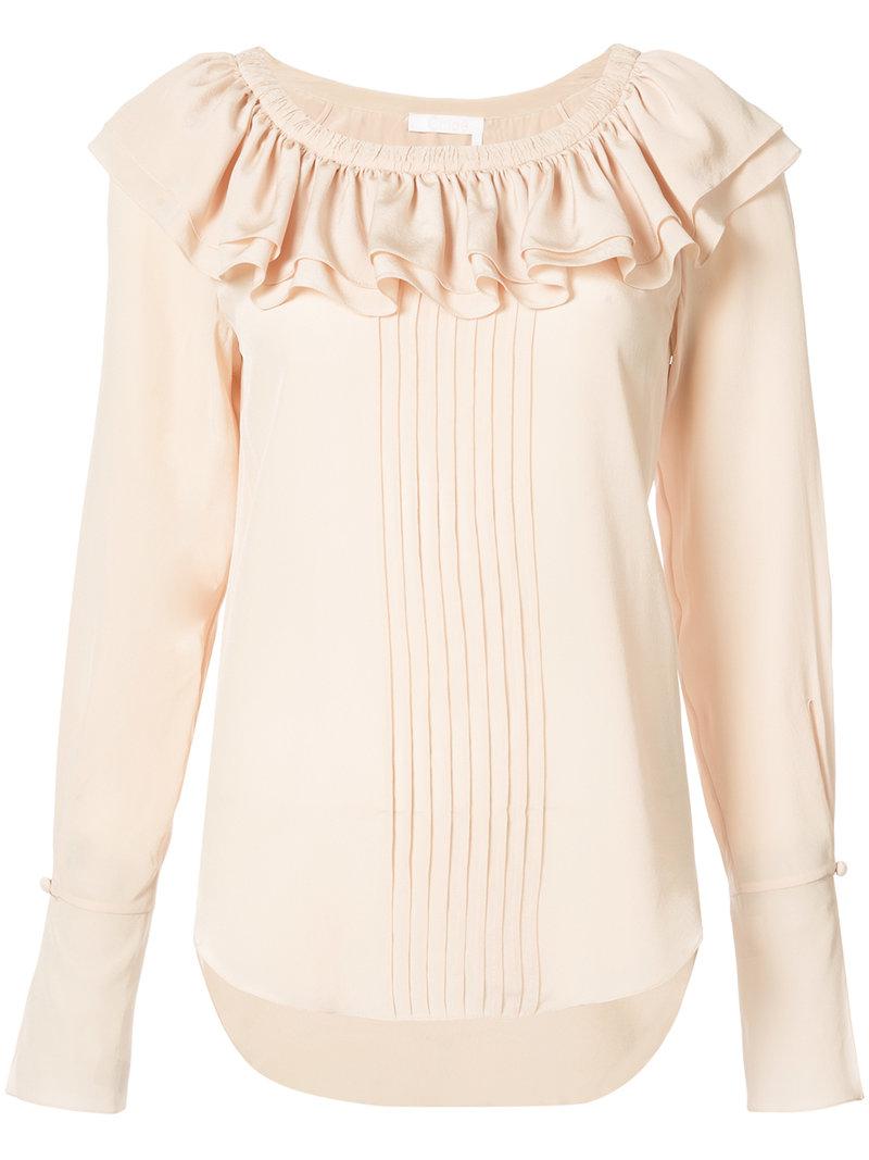 ruffle collar blouse pattern