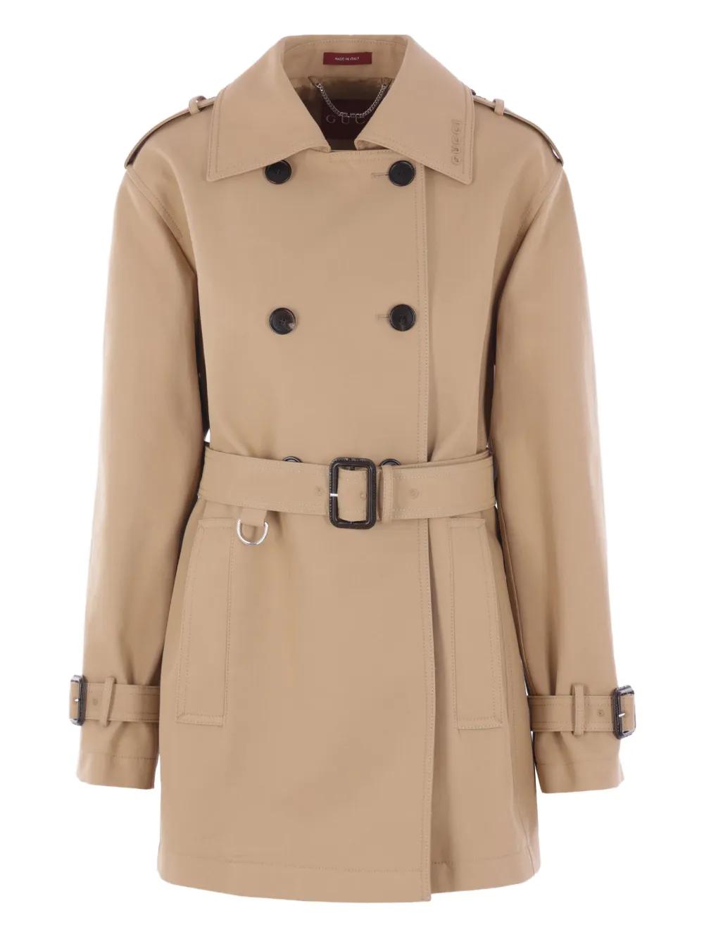 SALE GUCCI トレンチコート ホワイト ホワイト（白）系 GUCCI(グッチ) コート(レディース) - 海外通販