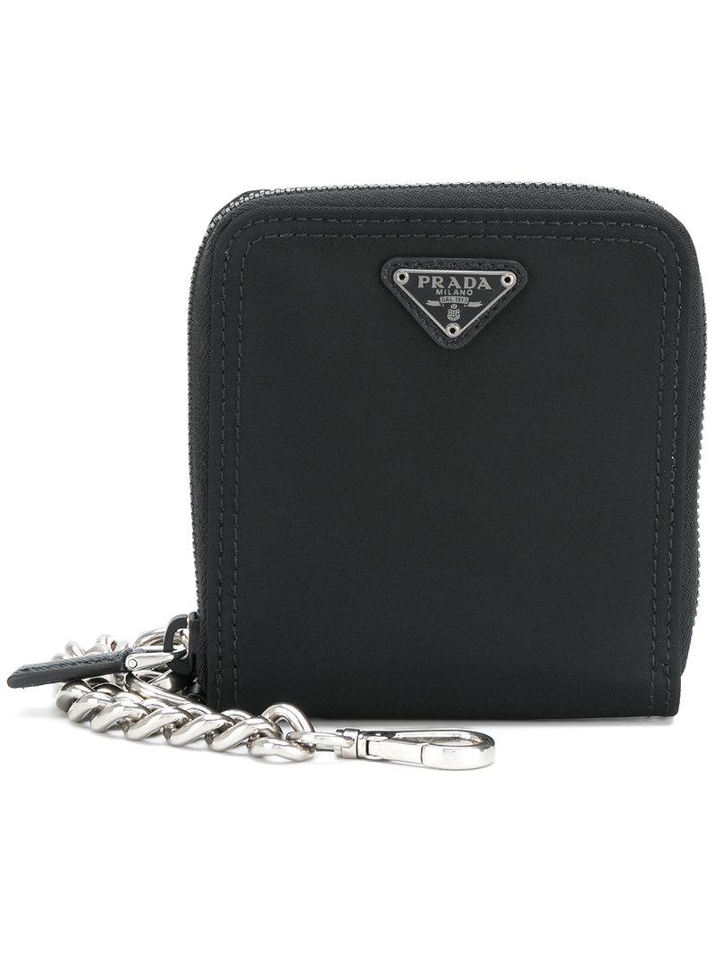 prada zip wallet