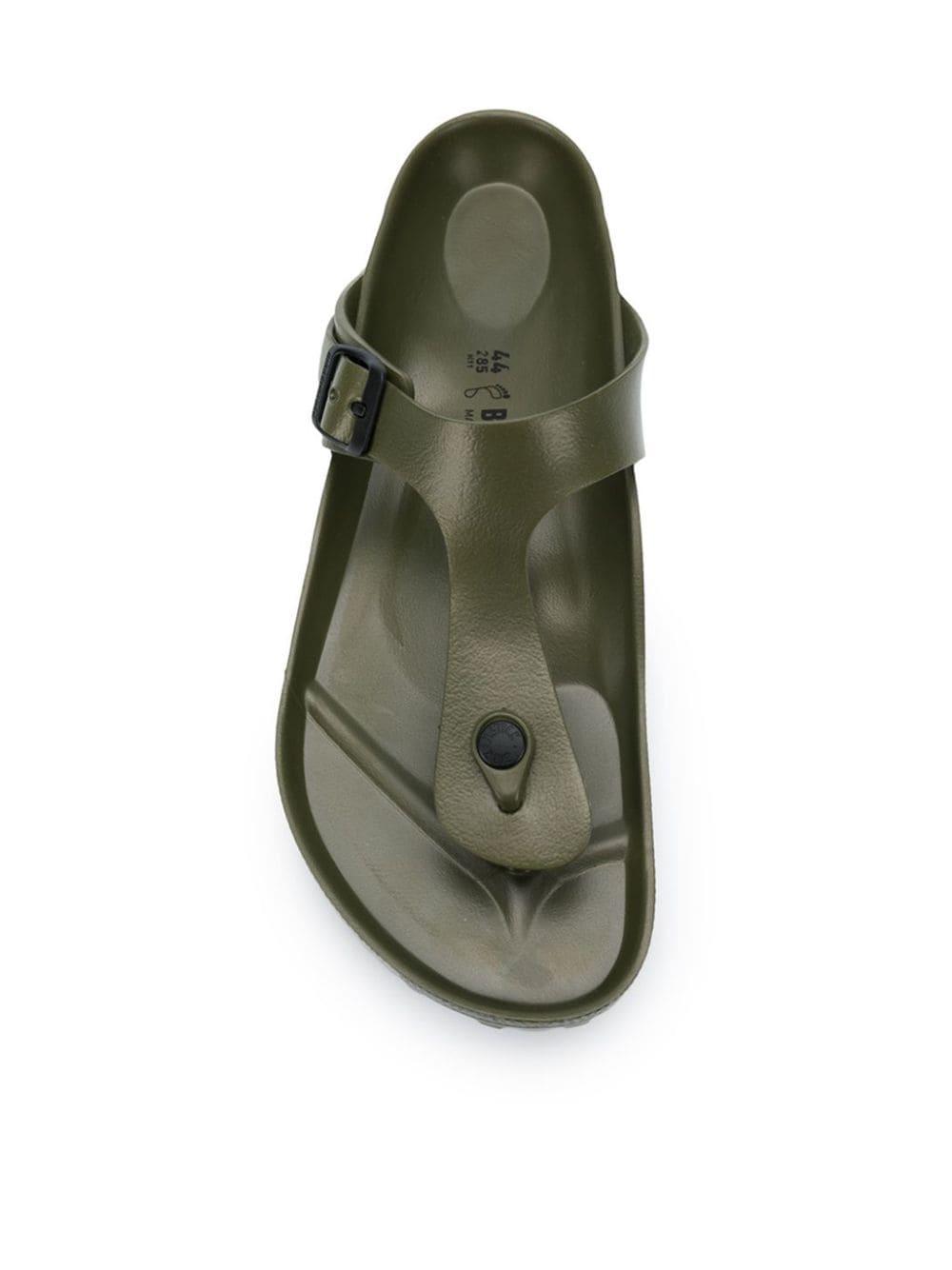 Birkenstock Rubber Classic Gizeh Eva, Unisex-adult Thong Sandals in Green for Men - Lyst