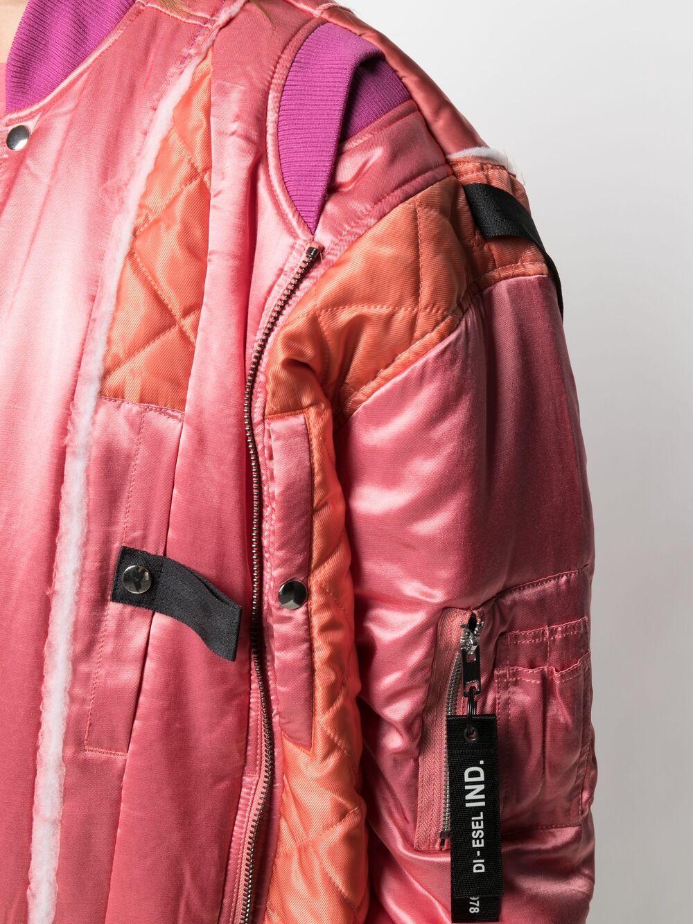 まとめ買いでお得 DIESEL G-frankie Lyst | Pink in Jacket Bomber Deconstructed ジャケット・アウター
