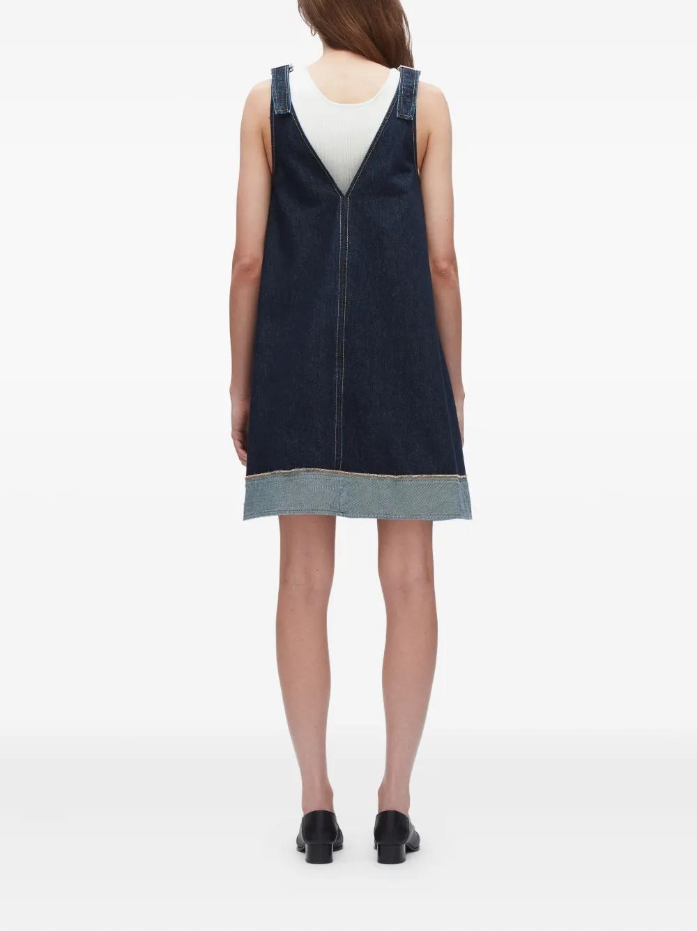 【3.1 Phillip Lim】デニムトラペーズミニドレス 3.1 phillip lim / DENIM TRAPEZE ミニワンピース｜ESTNATION
