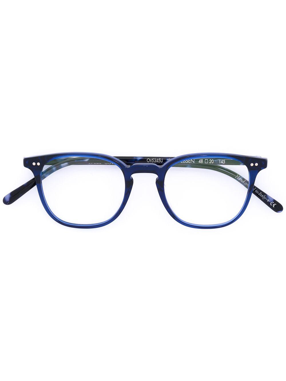 Oliver Peoples 'Ebsen' Brille in Blau - Lyst