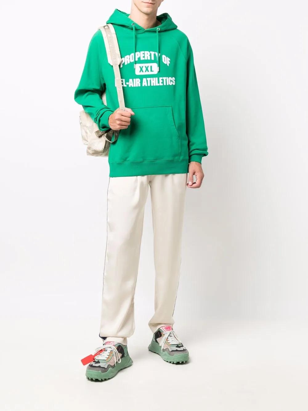 スウェット・トレーナー BEL-AIR ATHLETICS embroidered logo crest trousers ecru BEL-AIR ATHLETICS embroidered logo crest trousers ecru