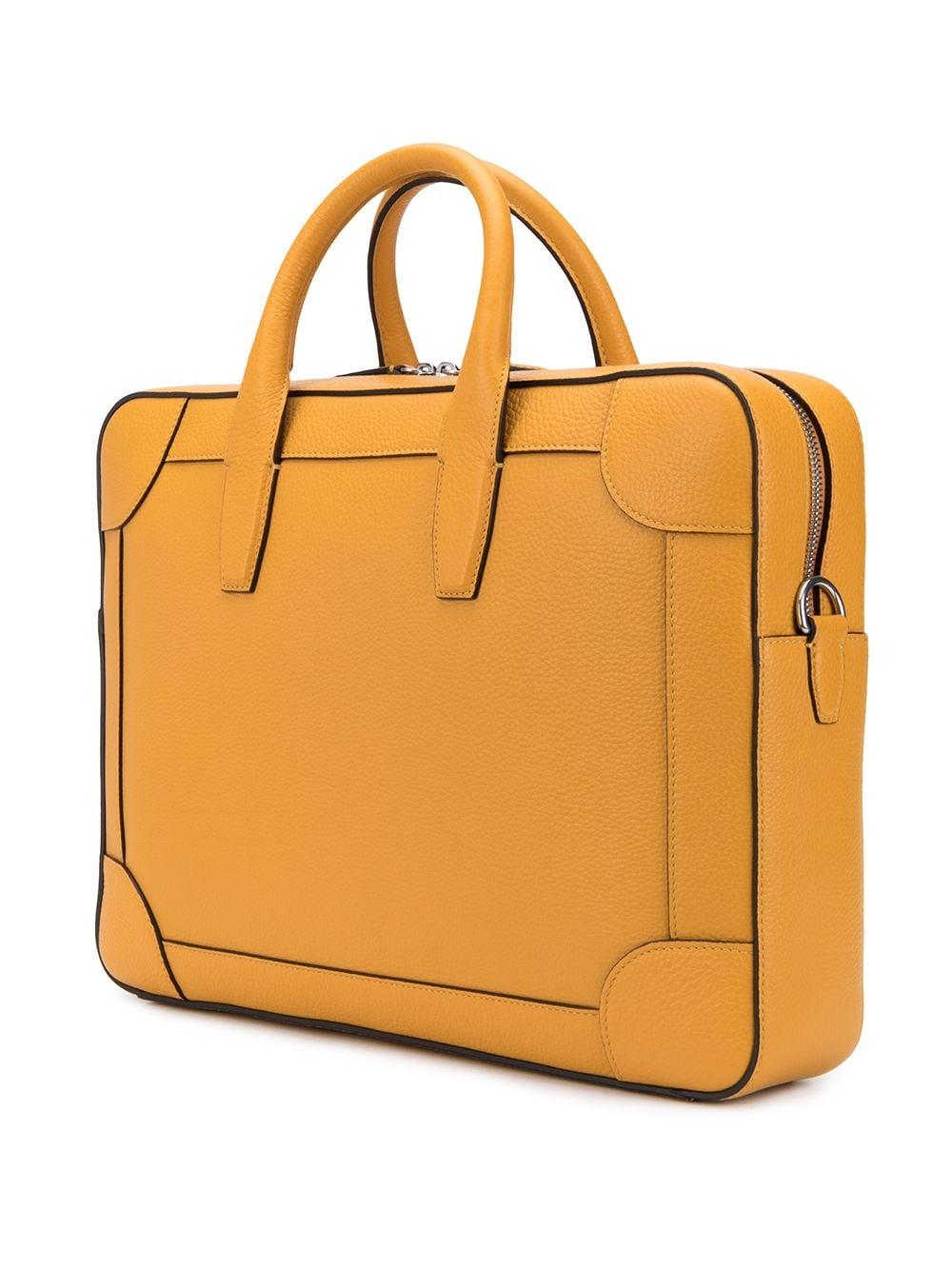 Mulberry Belgrave Logo Laptop Bag in Yellow for Men | Lyst