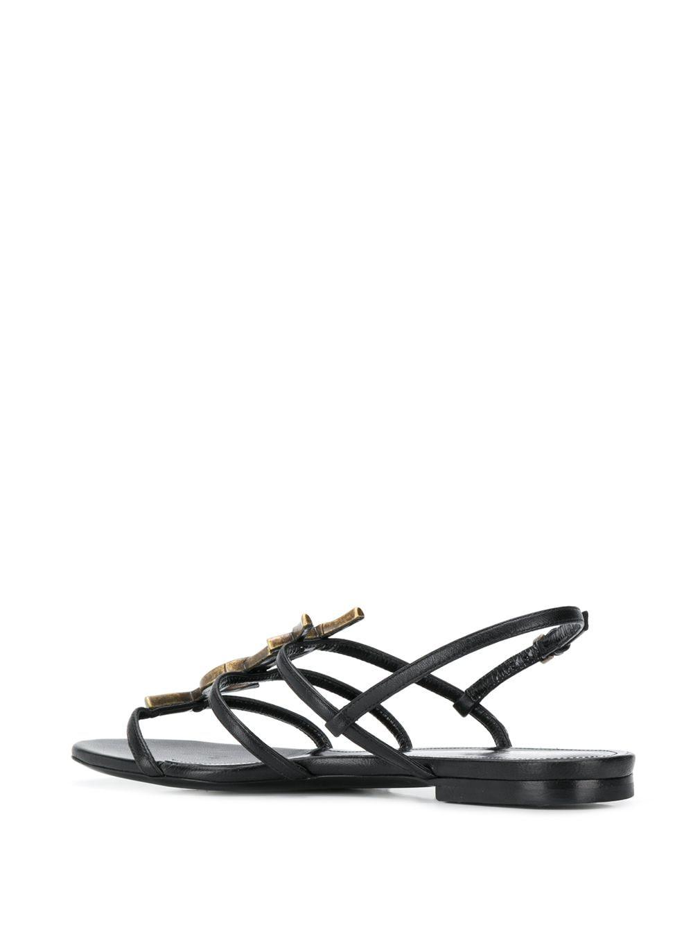 SAINT LAURENT | Slingback sandal, Ankle strap high heels, Slingback