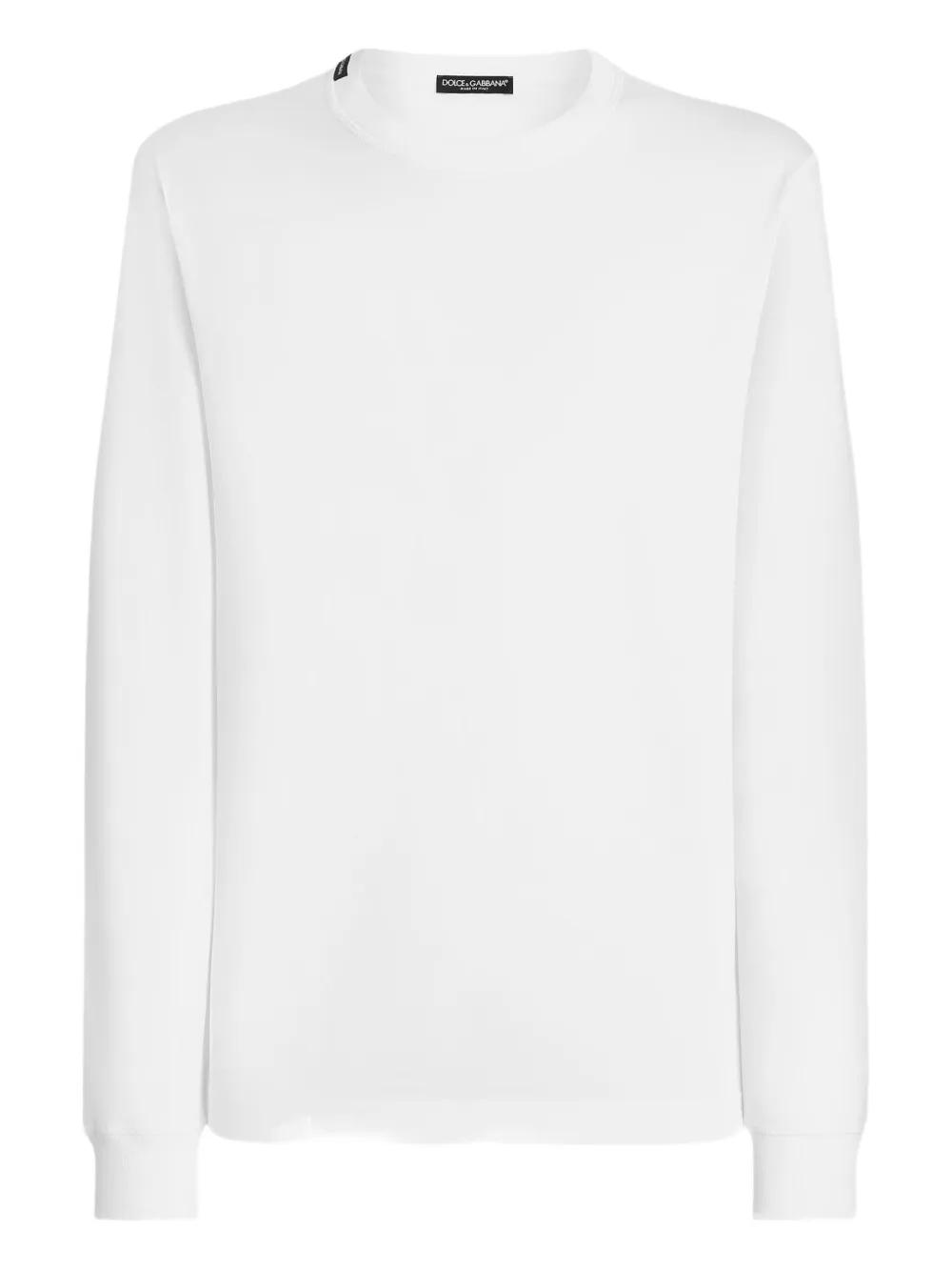 【Dolce & Gabbana】グランダッドネック・ロングスリーブTシャツ Dolce & Gabbana】グランダッドネック・ロングスリーブTシャツ