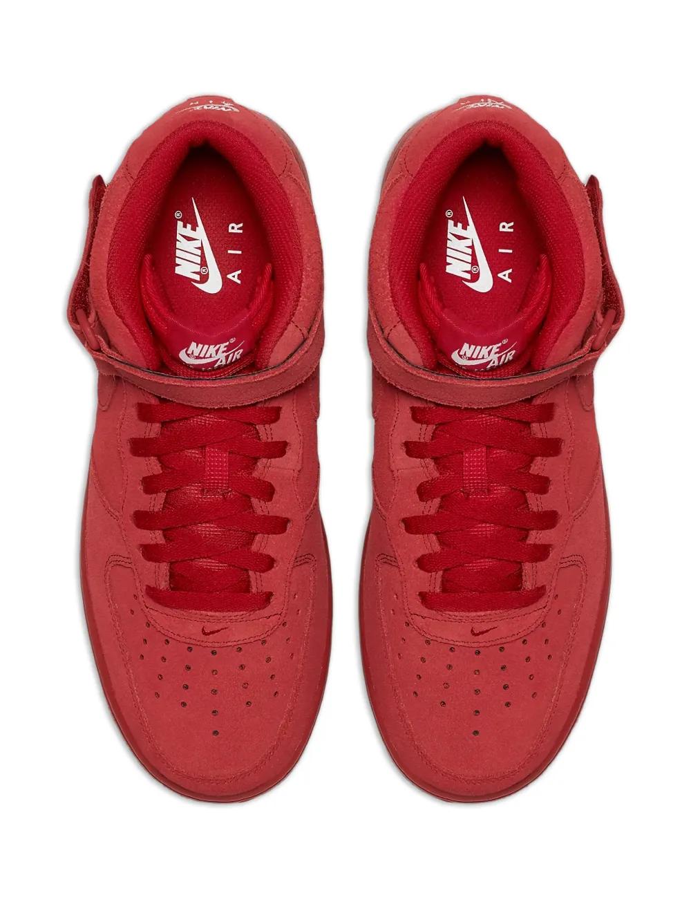 air force ones high top red