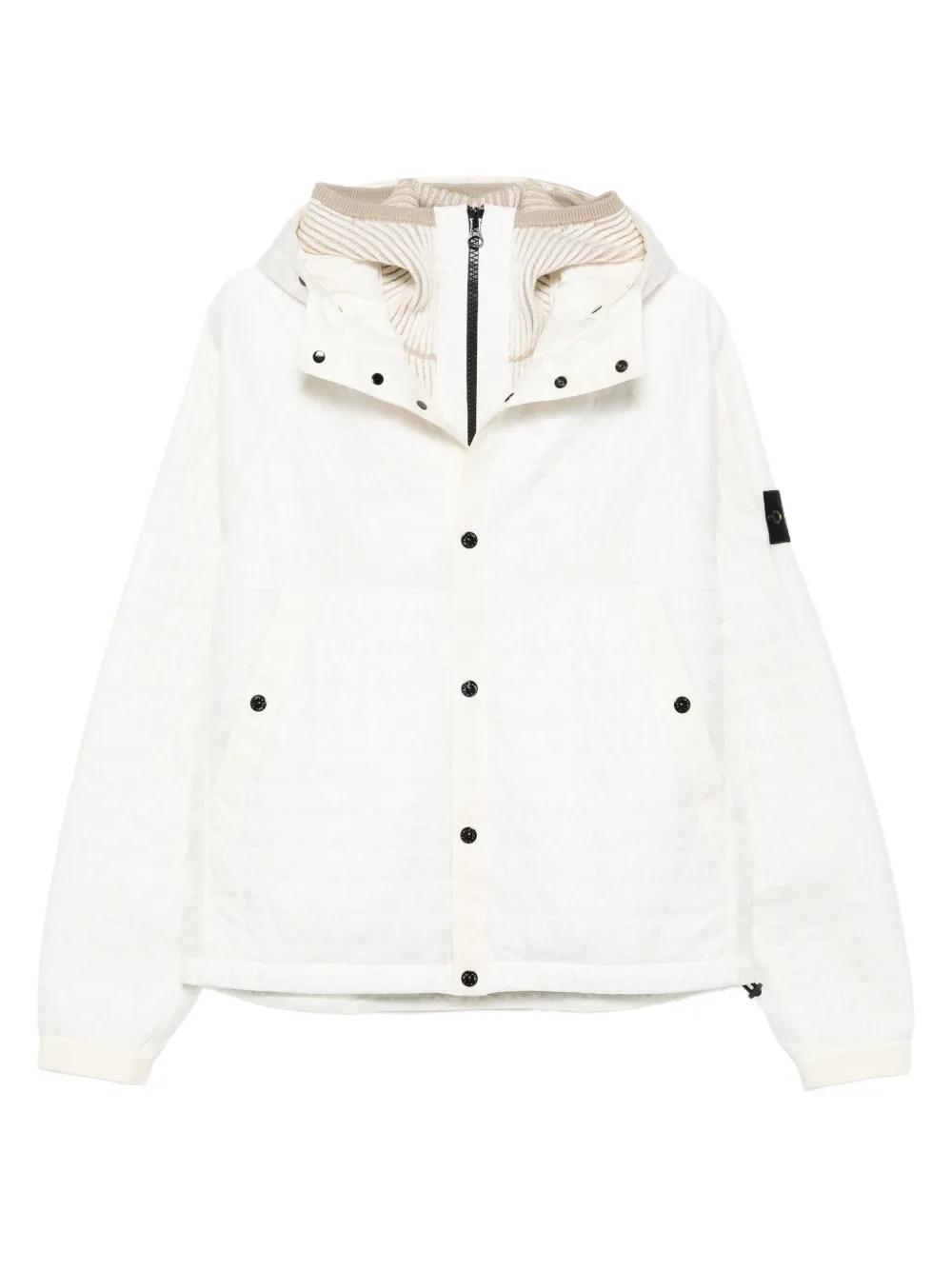 Giacca Crinkle Reps Ny da Uomo di Stone Island in Bianco Lyst