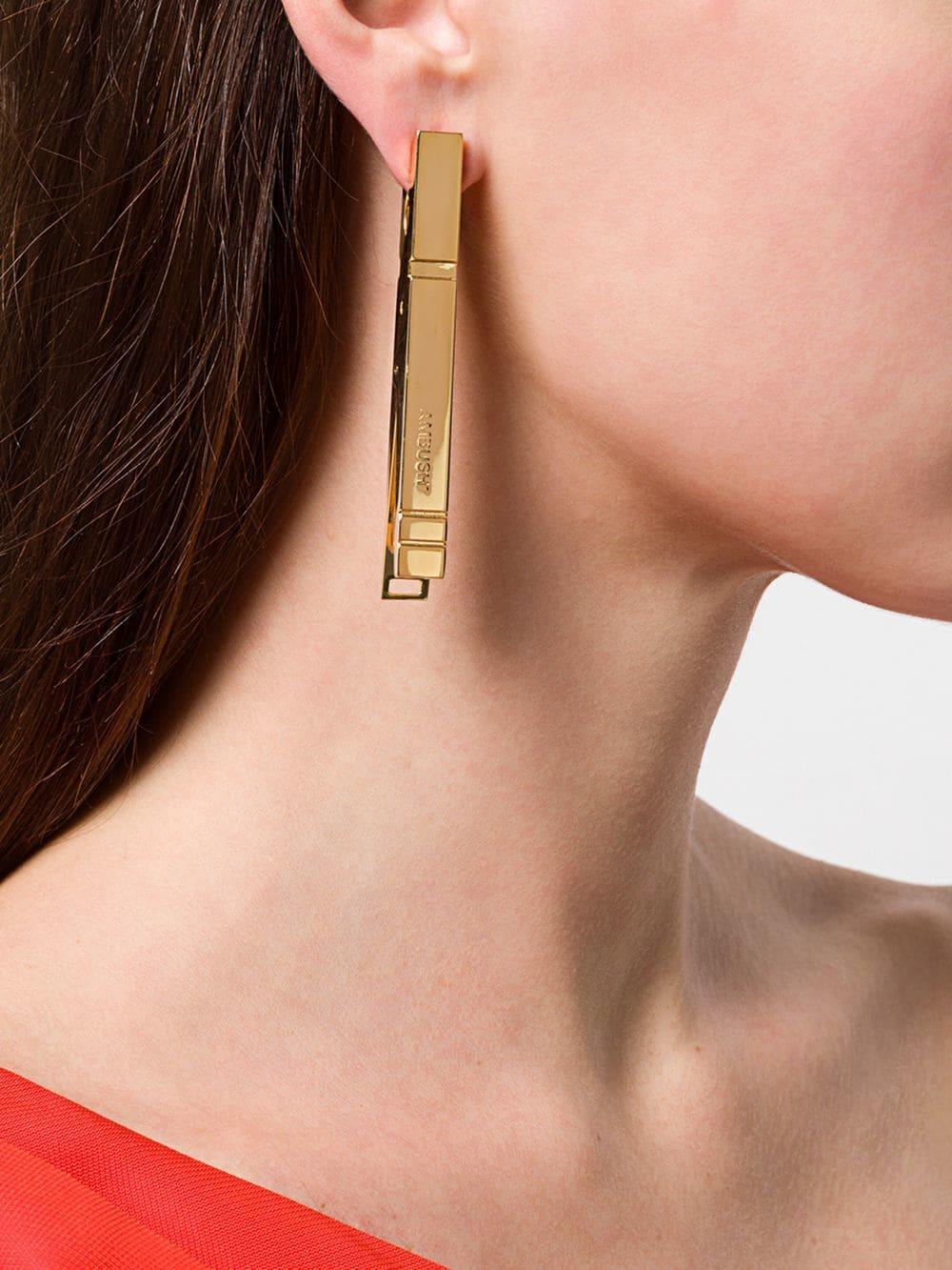 Ambush Clothes Peg Earring in Metallic Lyst UK
