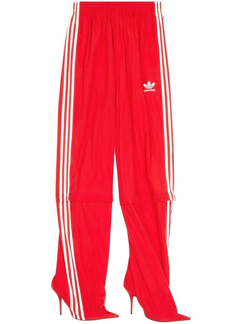 Balenciaga X Adidas Pantashoes Track Pants in Red | Lyst