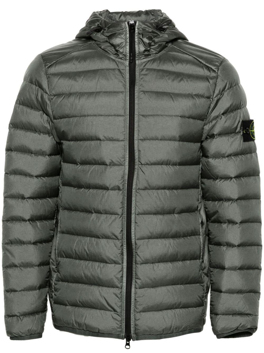 Stone island stone island store loom woven zip jacket