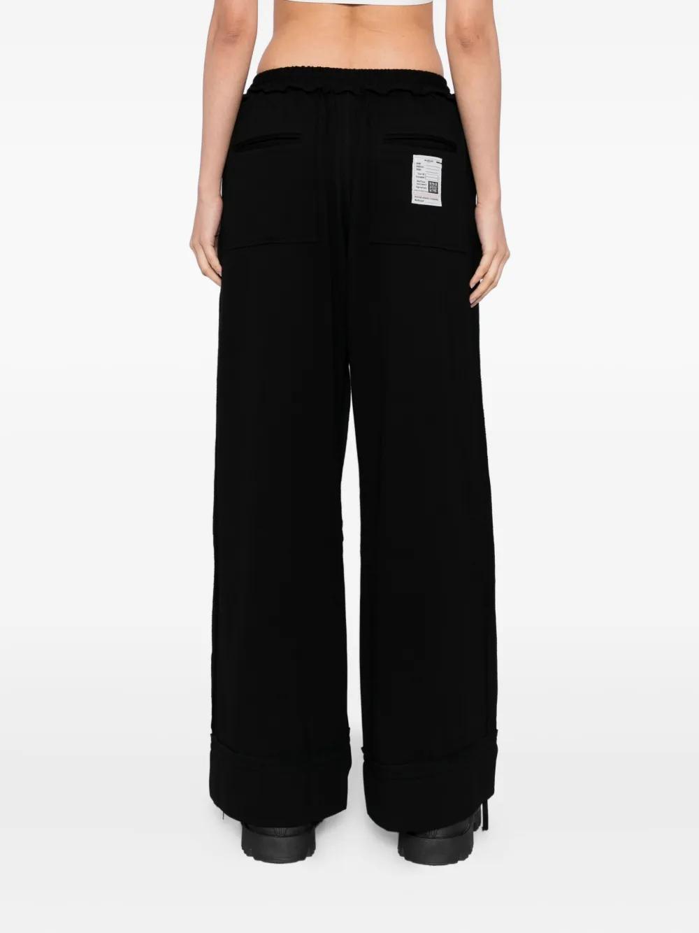 パンツ MAISON MIHARA YASUHIRO Women Straight Pants B14PT075 BLACK Maison Mihara Yasuhiro Pants for Women | Online Sale up to