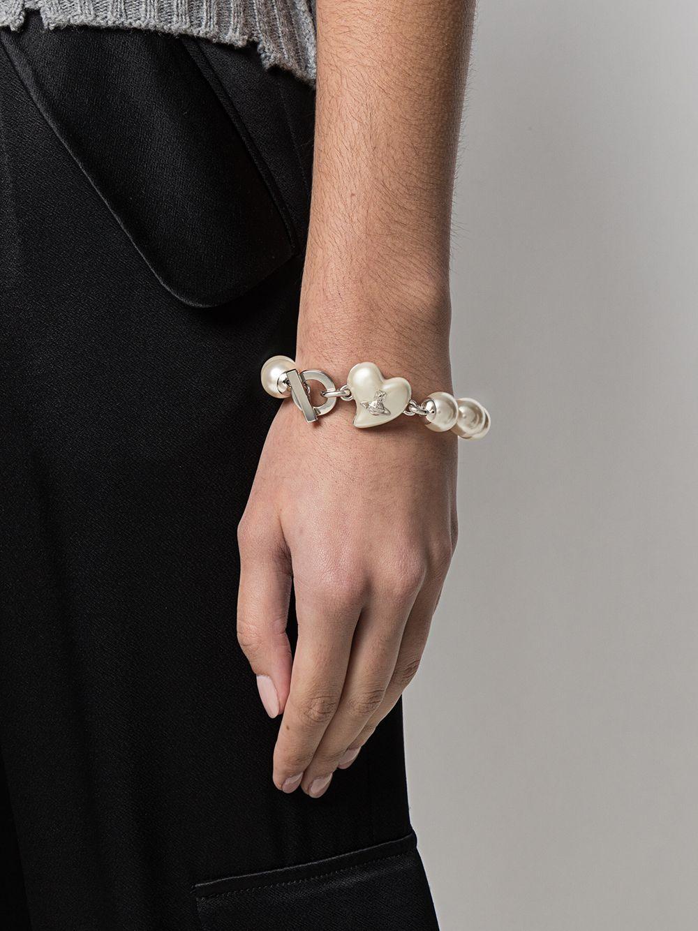 Vivienne Westwood Lynette Pearl Bracelet in White | Lyst