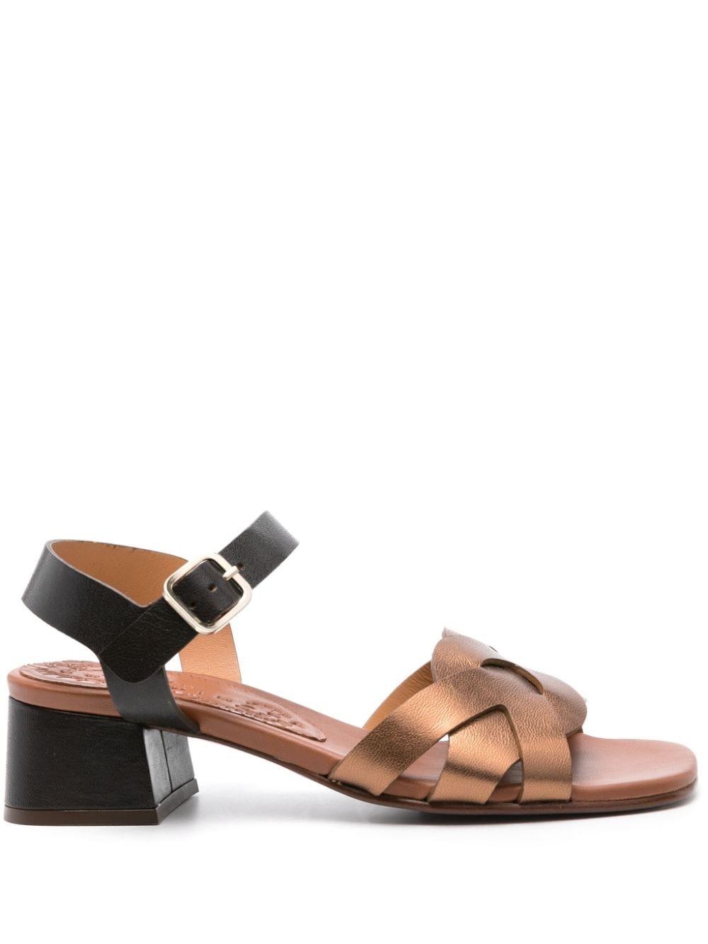 Chie Mihara Quaura 35mm Leather Sandals in Brown Lyst