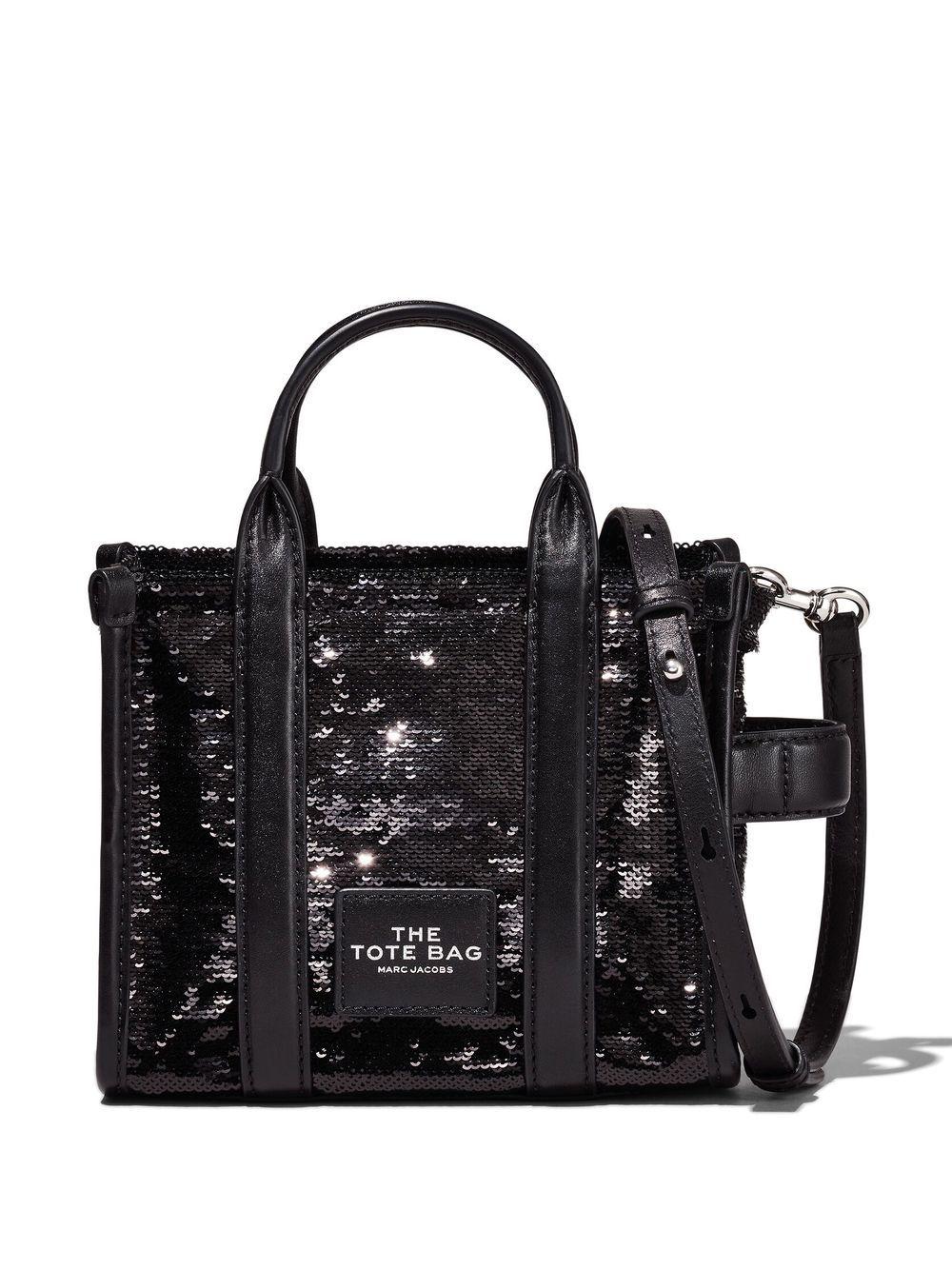 Marc Jacobs The Micro Tote Croc Embossed Bag in Black Lyst