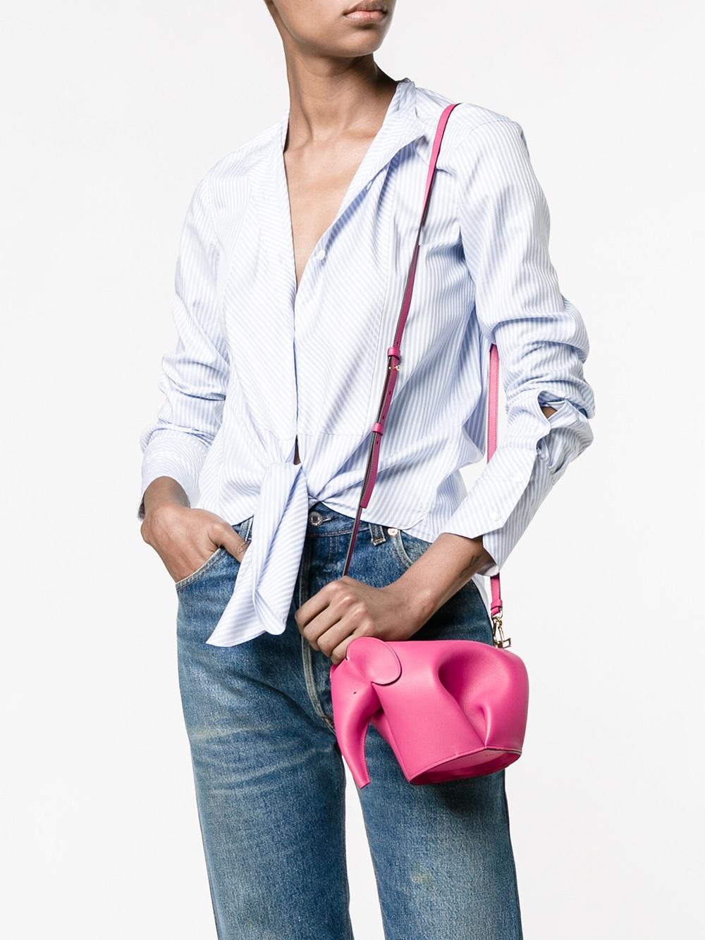 loewe elephant bag pink
