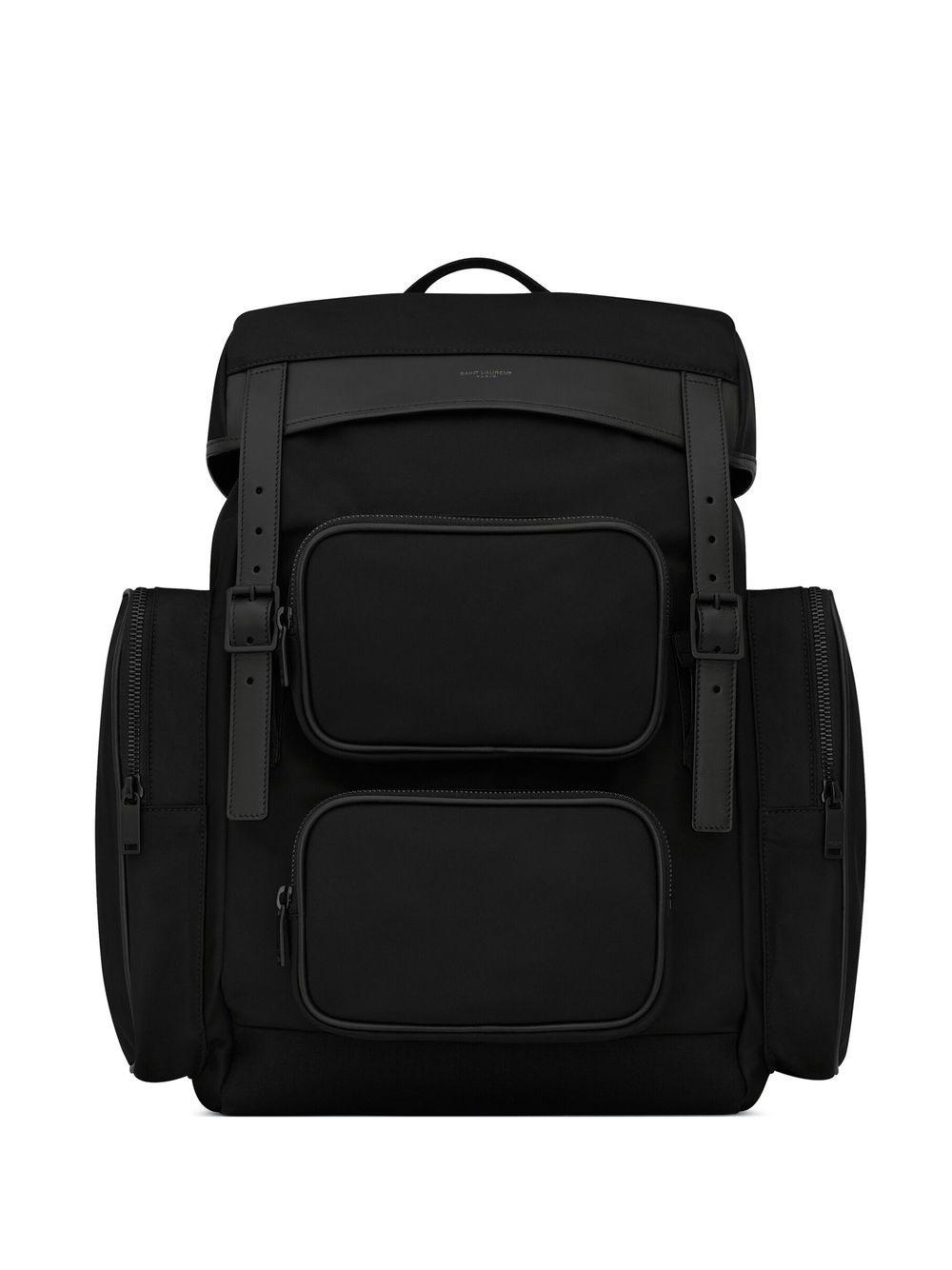 Saint Laurent City Multi-pocket Backpack in Black for Men | Lyst