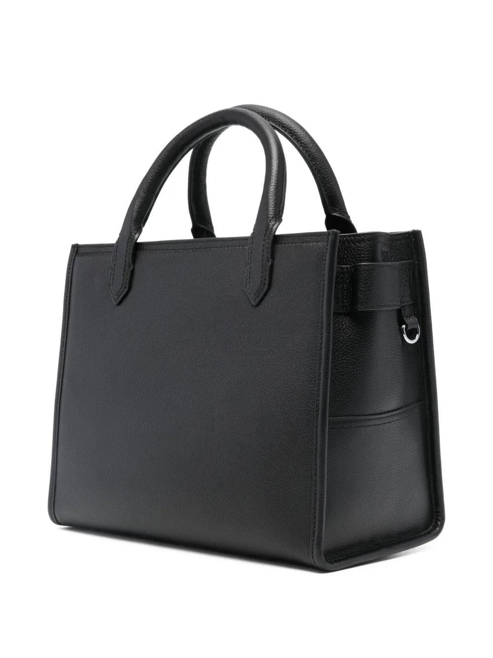 Zadig & Voltaire Angel Tote Xs Grained Leather in Black | Lyst