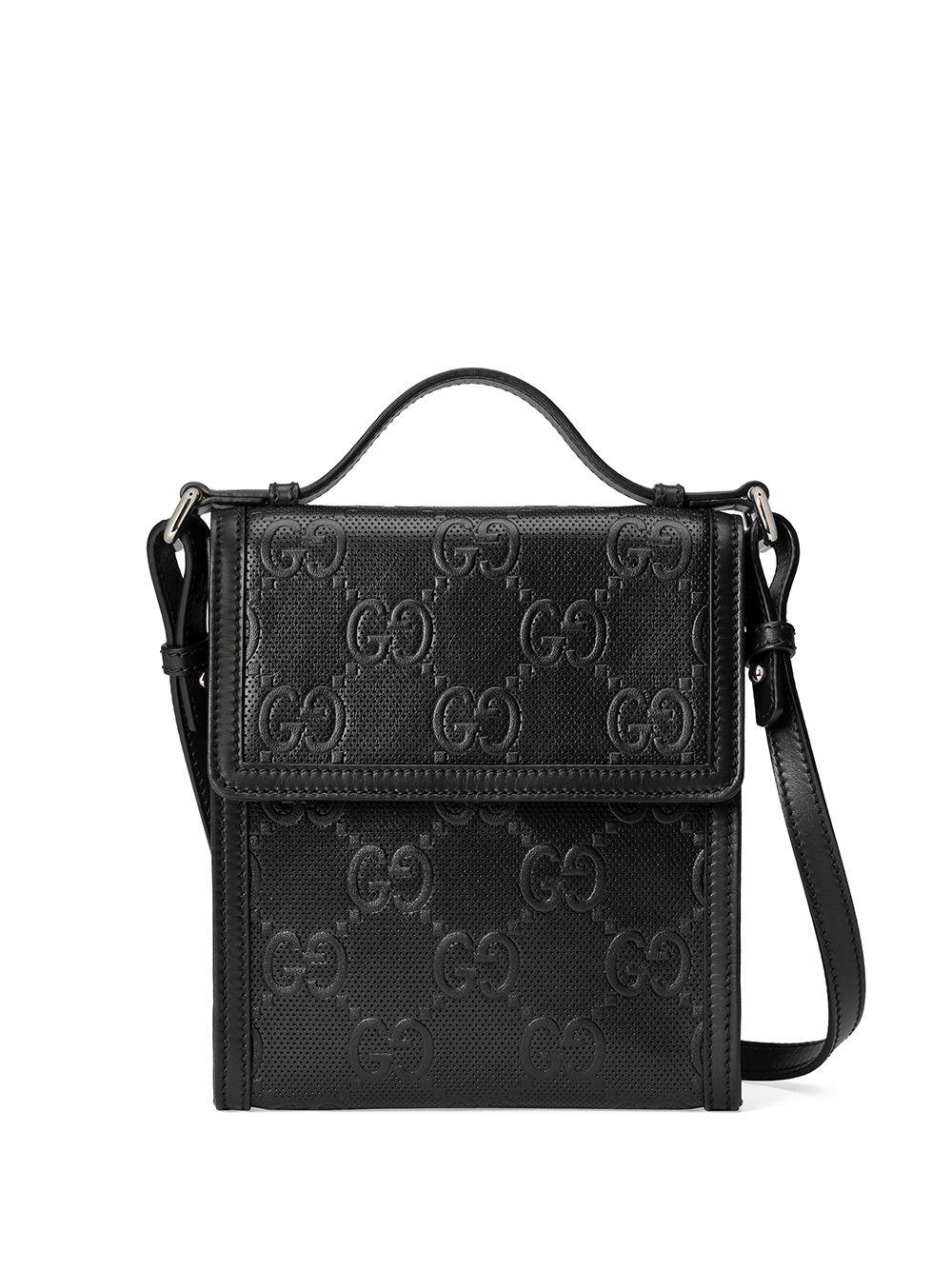 Gucci Black Monogram Messenger Bag (169935) – Luxury Leather Guys