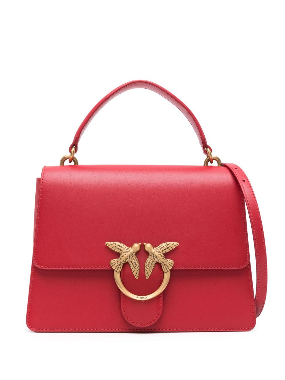 Pinko mini clearance love bag red