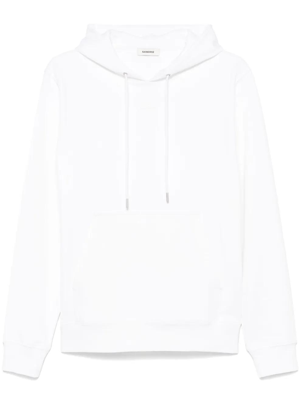 ［国内発送］ SANDRO★メンズロゴ入りパーカー SANDRO ロゴ パーカー | ブルー | FARFETCH JP