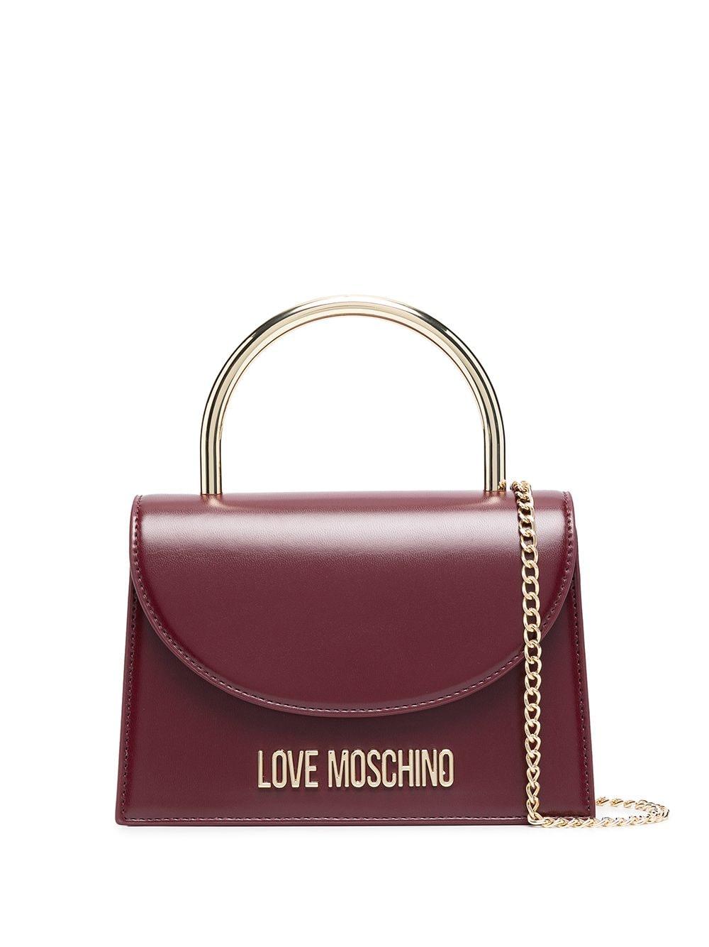love moschino red backpack
