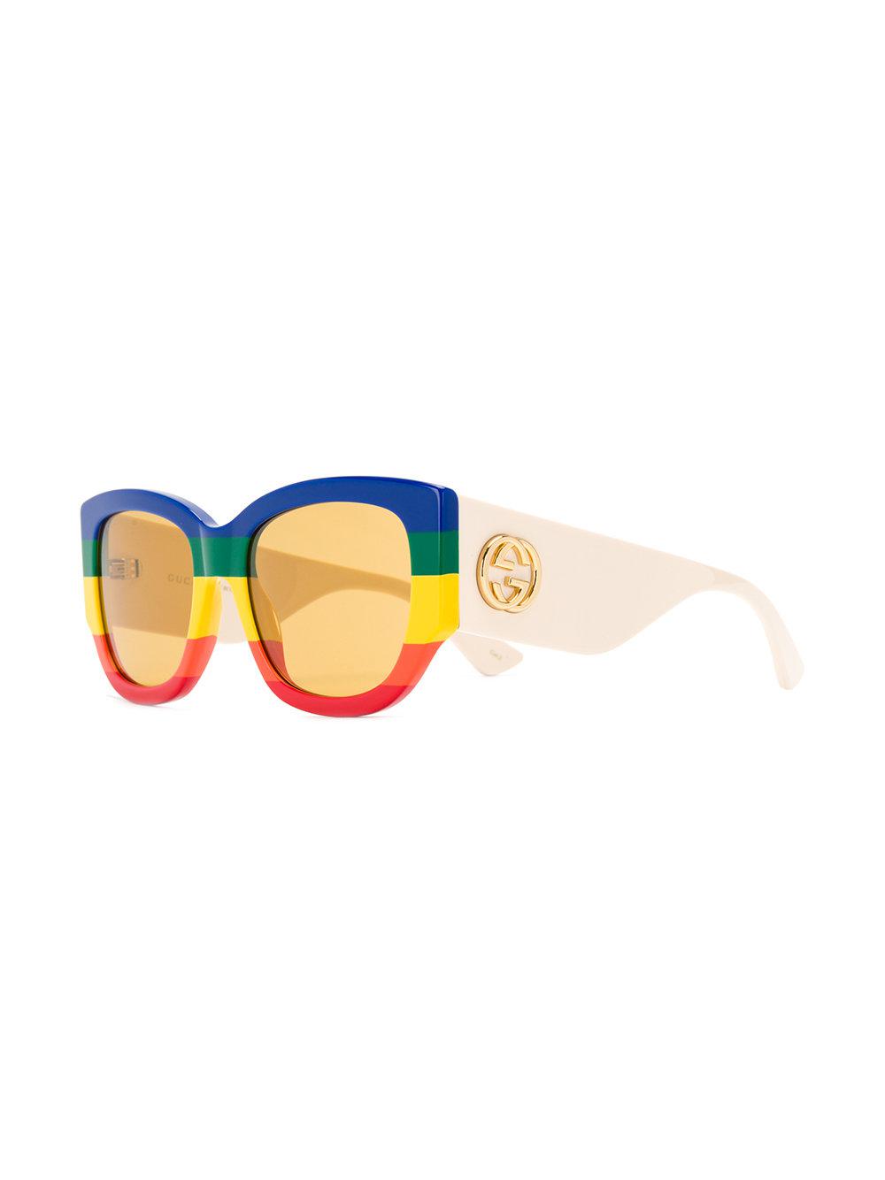 Gucci Rainbow Sunglasses | Lyst