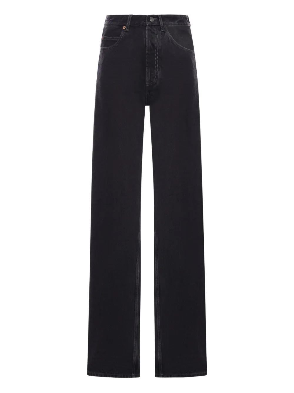 デニム・ジーパン SAINT LAURENT Used effect jeans Black Loose-Fit Jeans in Used Black Denim | Saint Laurent | YSL PL
