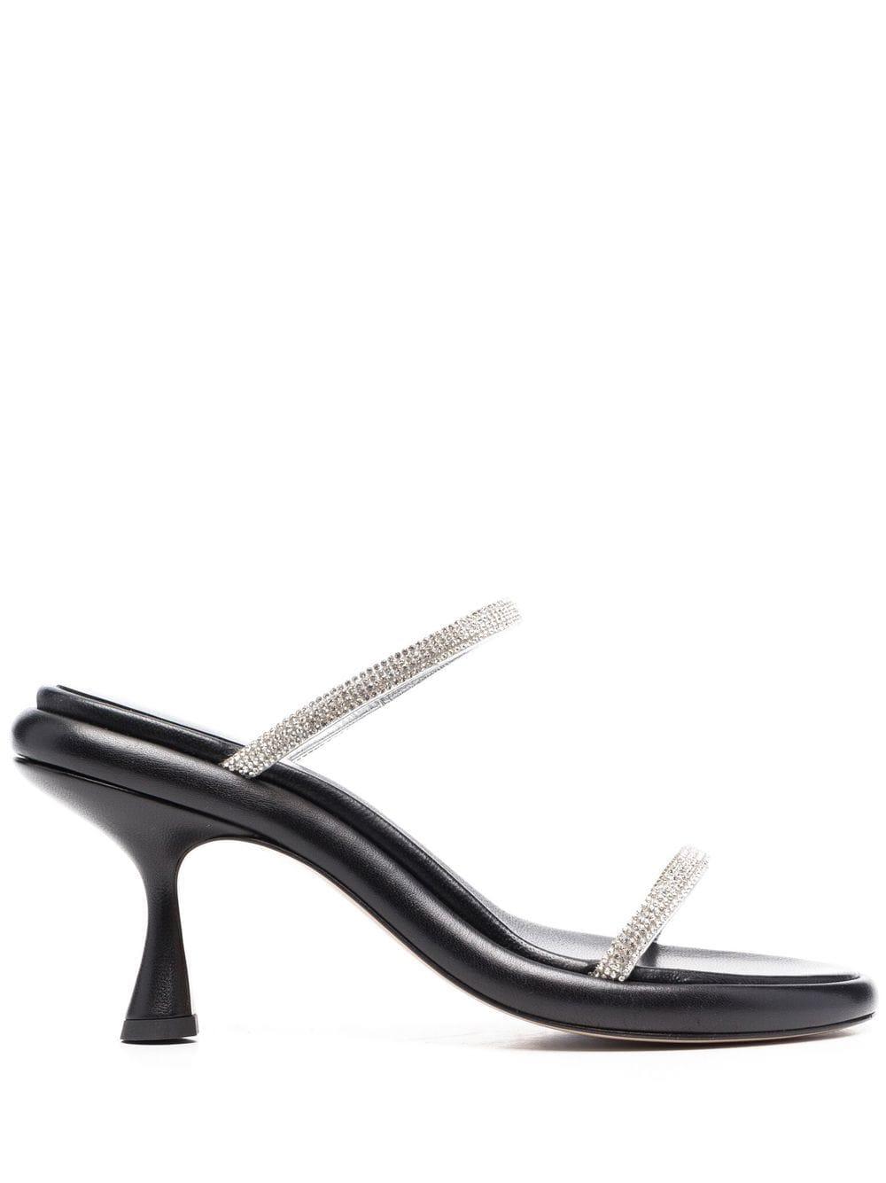 June 90mm crystal-strap sandals 3200 BLACK Farfetch Women Shoes Sandals 