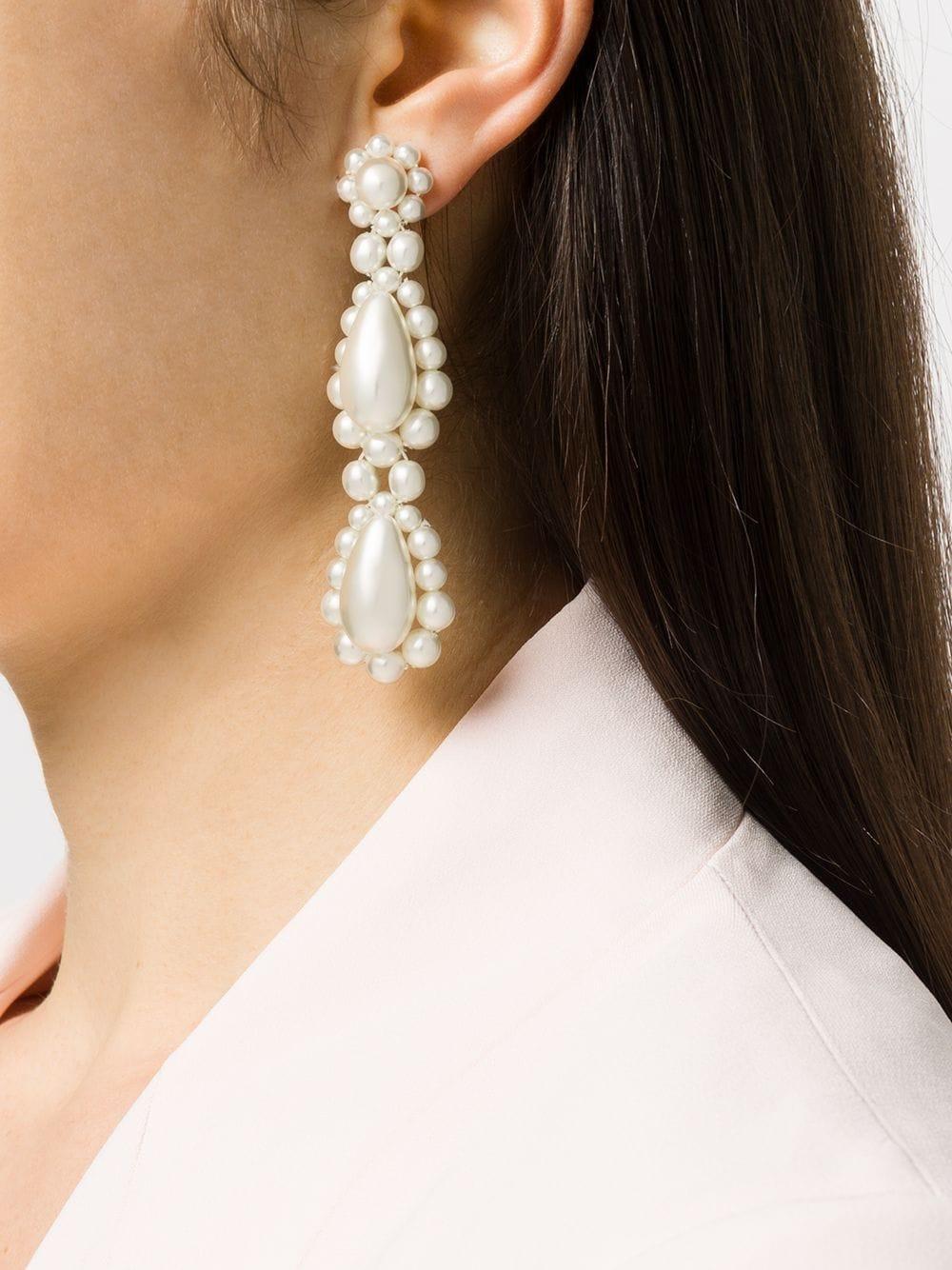 Simone rocha earrings pearl Clearance