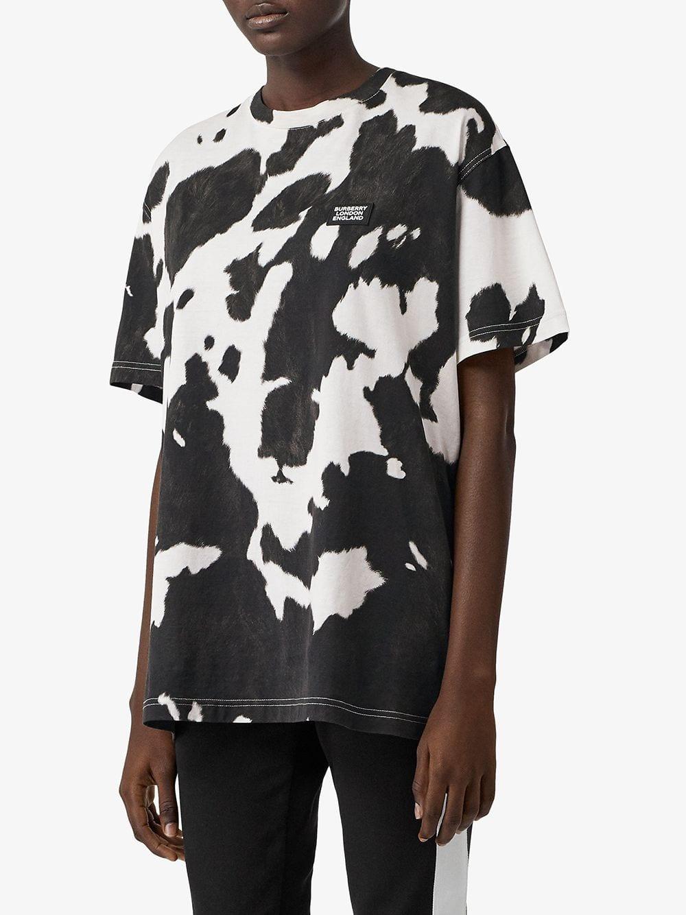 cow print t shirt