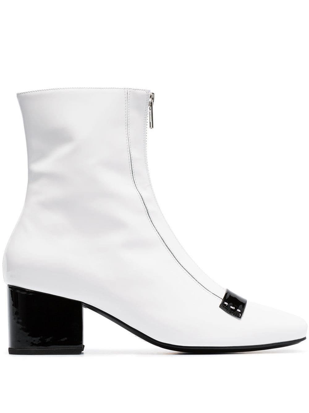 Dorateymur Leather Double Delta Boots in White Lyst