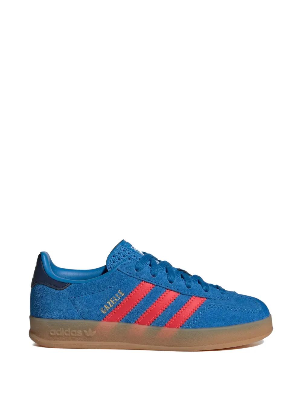 adidas gazelle silver green womens adidas Gazelle Indoor Shoes - Men's - Lucid Blue main image 0