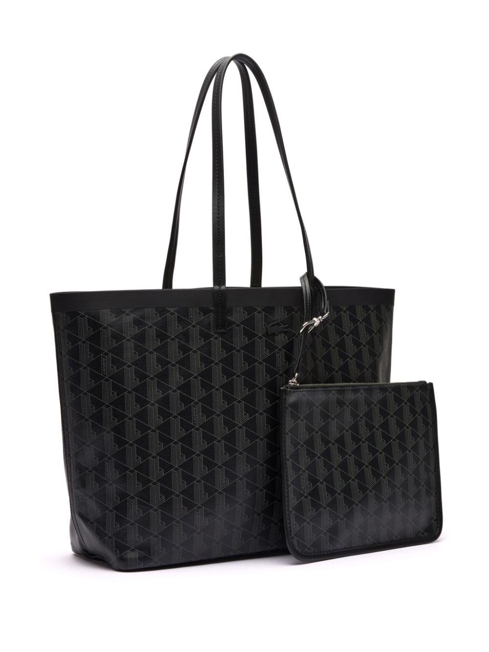 Black lacoste tote bag deals