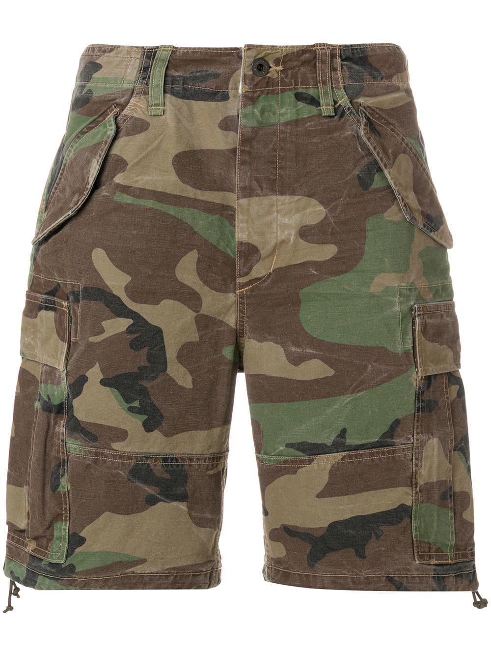 Polo Ralph Lauren Camo Cargo Shorts In Brown For Men Lyst