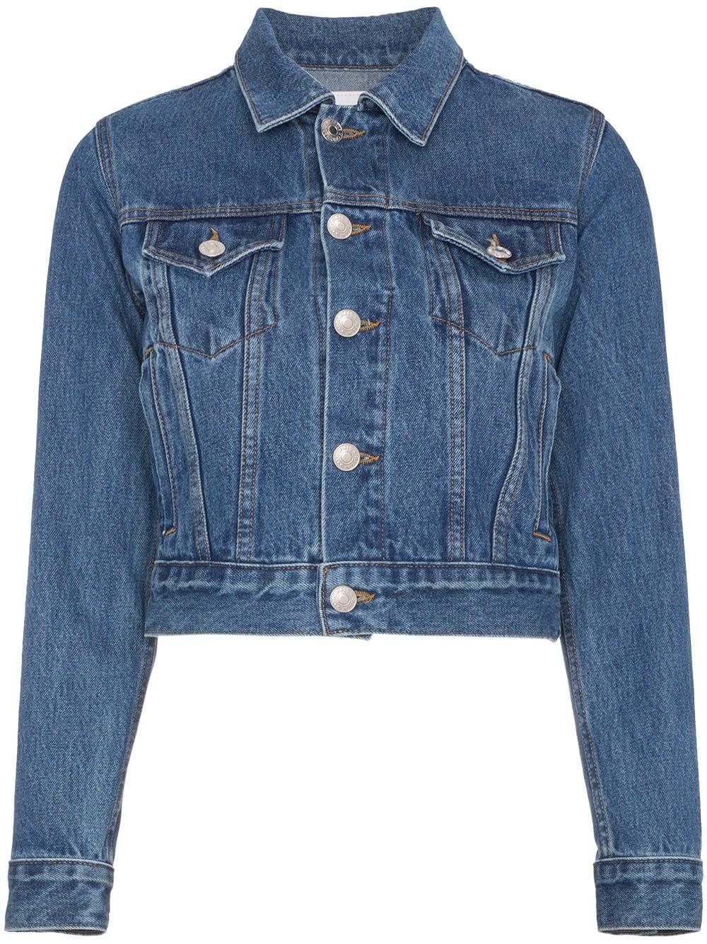 RE/DONE Cotton Originals Trucker Denim Jacket in Blue - Lyst