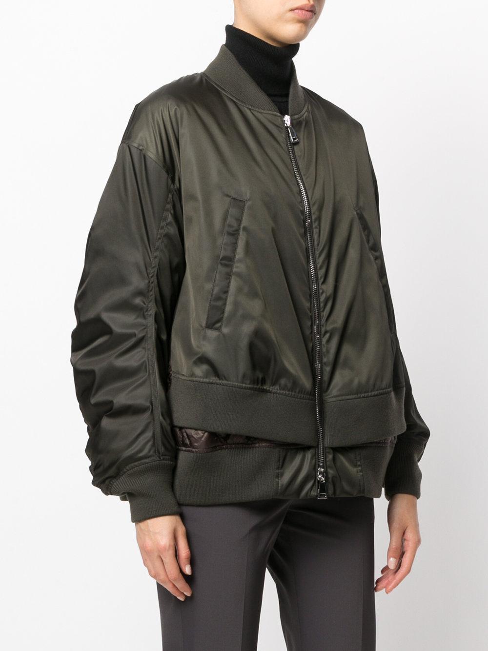 moncler green bomber jacket