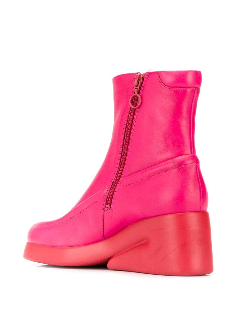 Camper Kaah Boots in Pink | Lyst