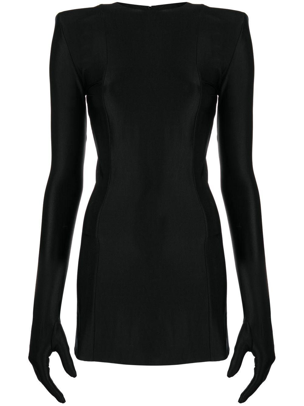 Vetements Long-sleeve Minidress in Black | Lyst