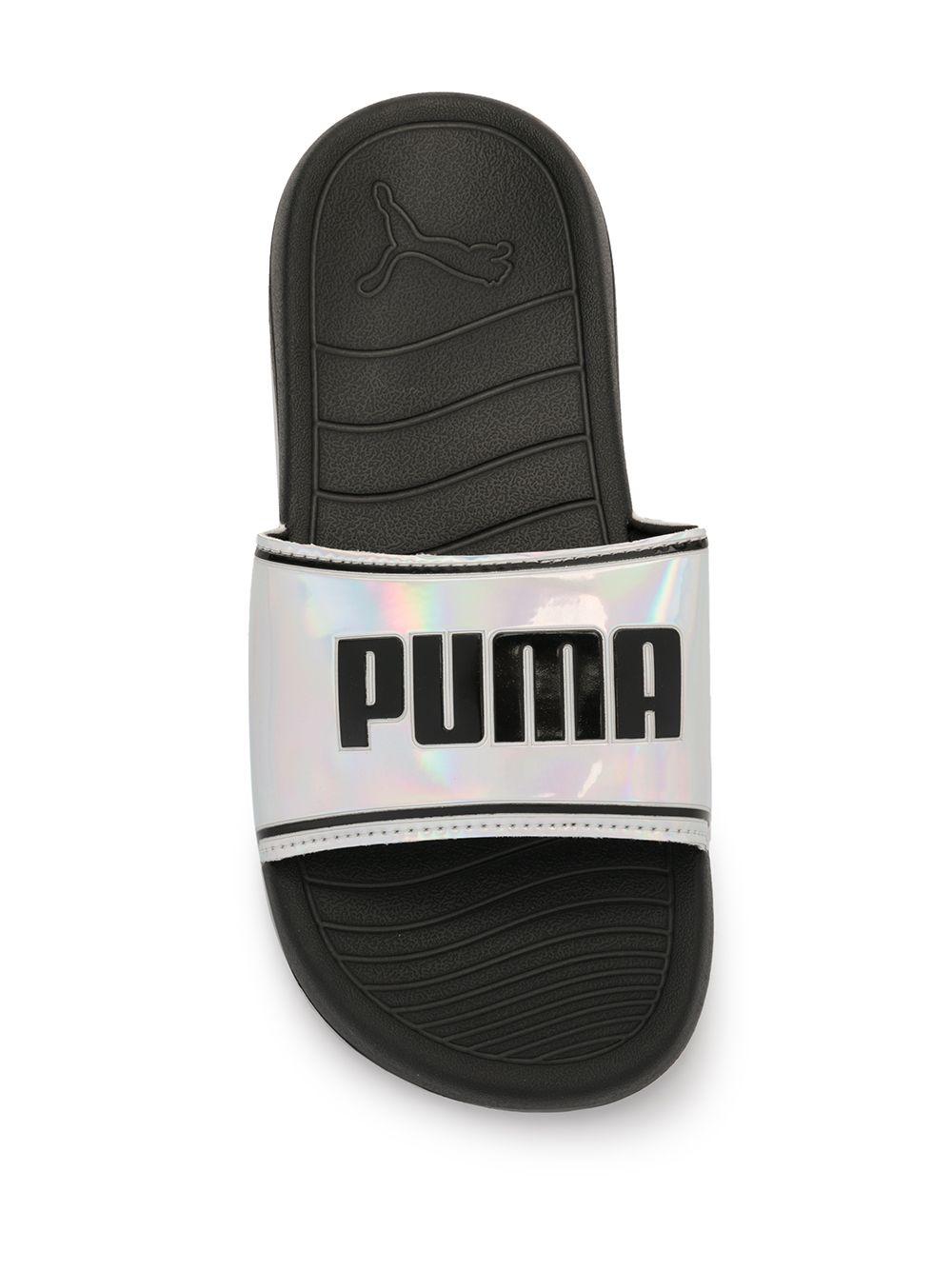 puma slides iridescent