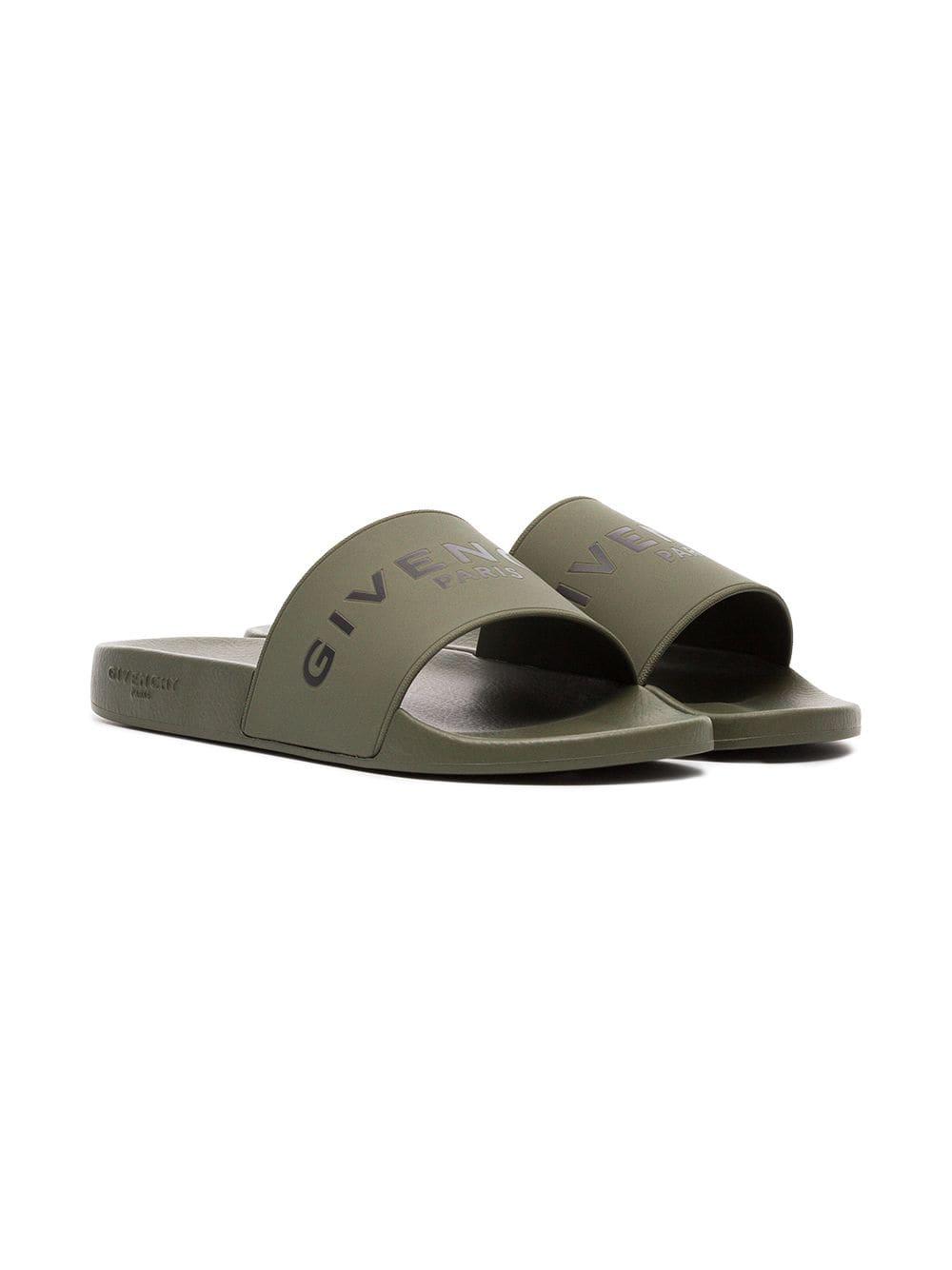 Givenchy clearance khaki slides