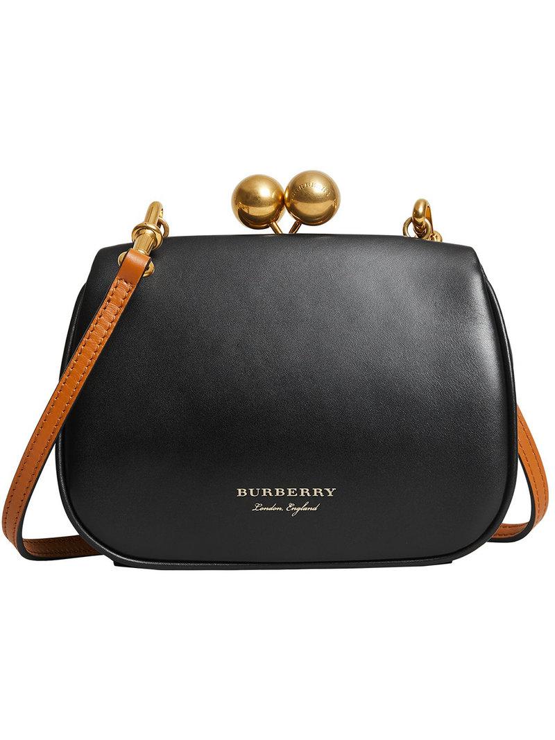 Burberry Small Frame Clutch Bag in Black | Lyst