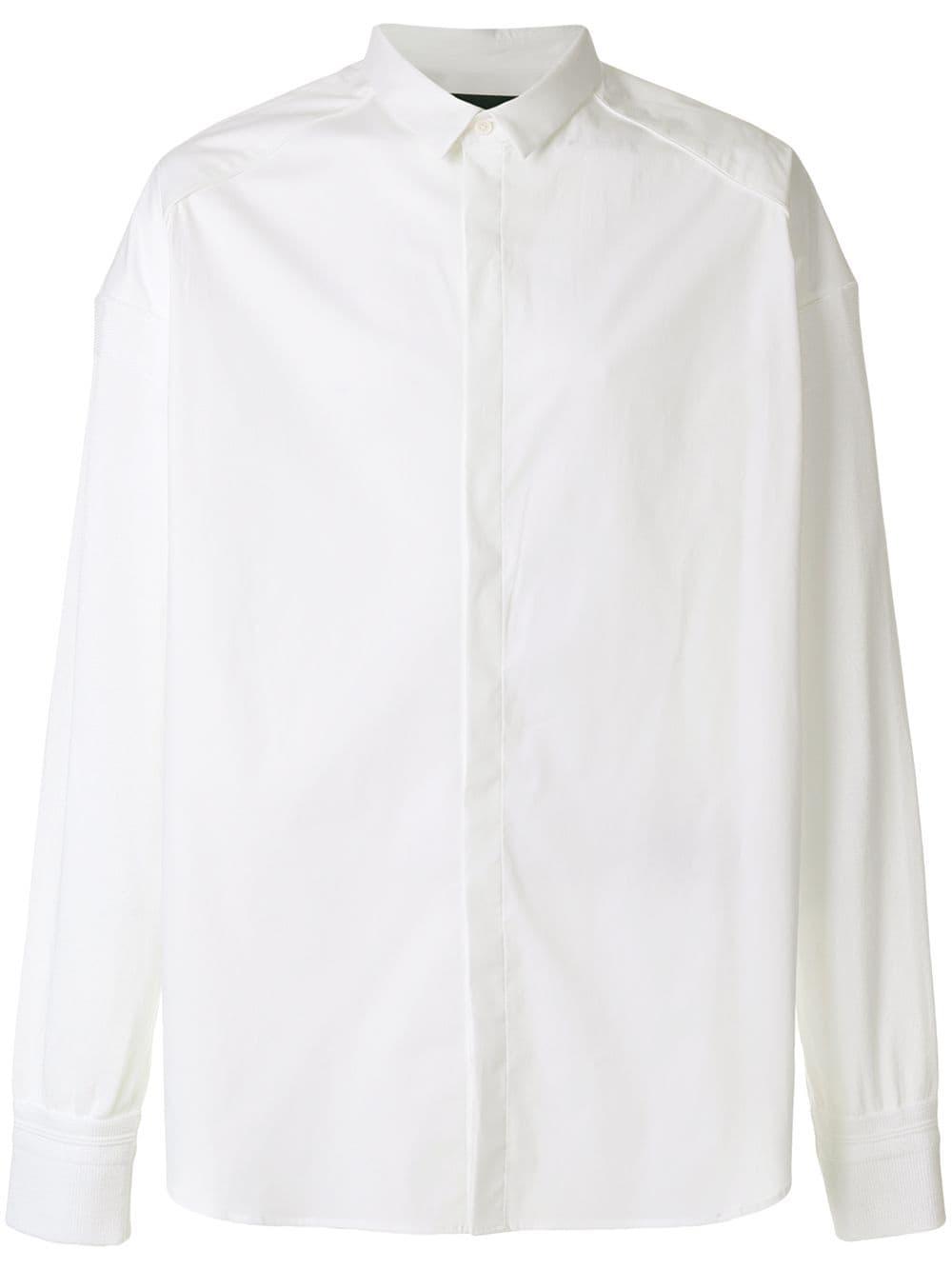 Juun.J Cotton Plain Oversized Shirt in White for Men - Lyst