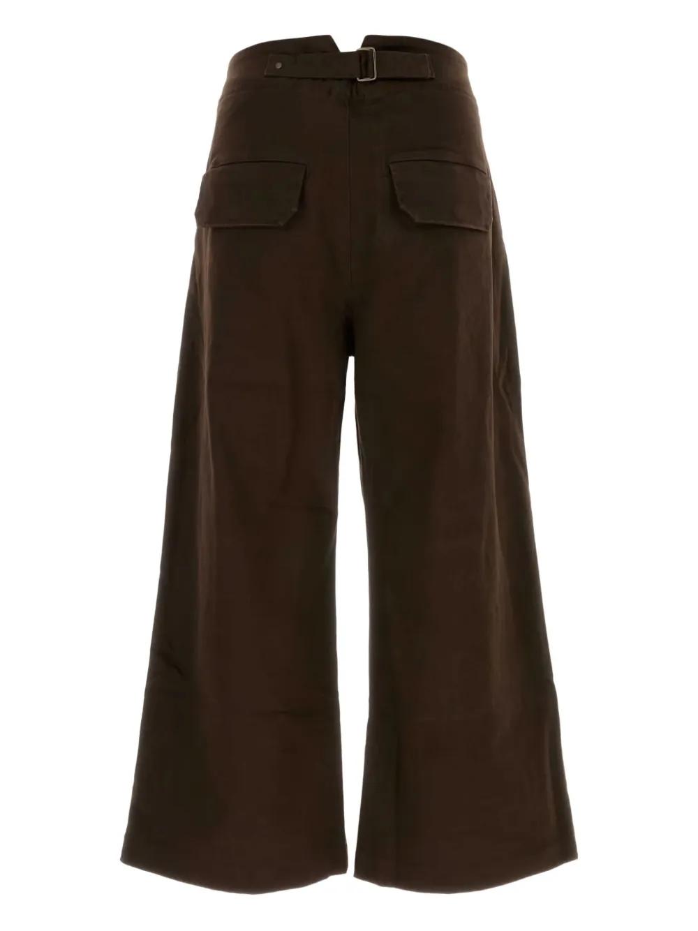 ボトムスその他 Entire Studios Organic cotton brown flared trousers Brown Entire studios Pants for Women | Lyst